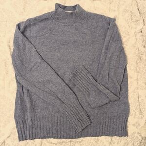 J. Crew 100% Cashmere Mock Neck Sweater